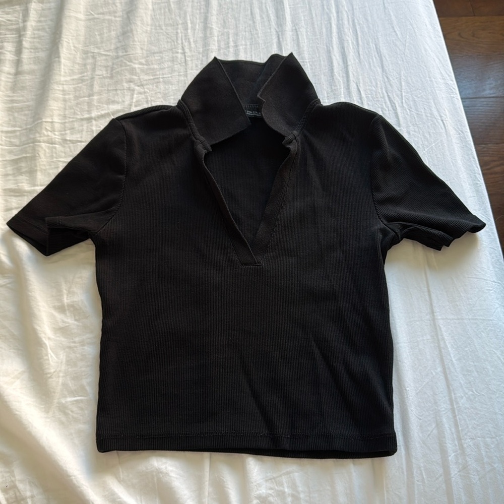 Zara V-Front Cropped Top